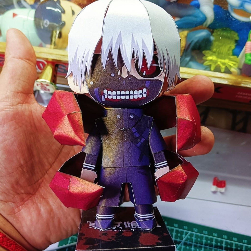Tokyo Ghoul Tokyo Ghoul กระดาษรุ่น Hand-Made รุ่นอะนิเมะเครื่องประดับมูลค่าสูง 9.8