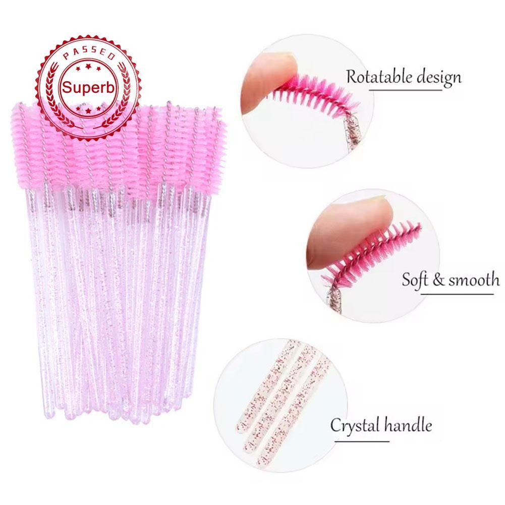 ขนตาสีแปรง Handle Lash แปรง Eyebrow Wands Extension มาสคาร่าขนตา H8b3