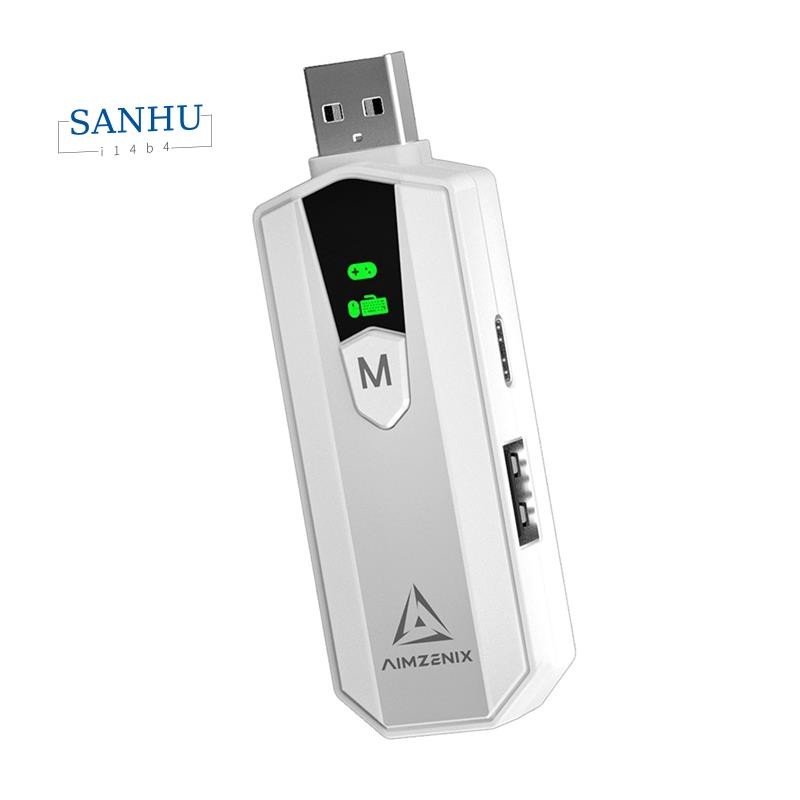 AX200PRO PC Gaming Converter คีย์บอร์ดเมาส์อะแดปเตอร์สําหรับเกมคอนโซล Enhanced Gaming Experience Gam