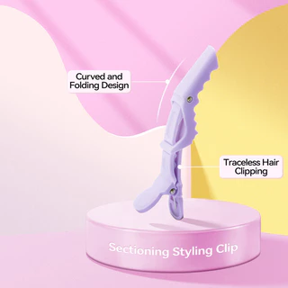 KVY Positioning Hair Clips Set เซทกิ๊บแบ่งช่อผมปากใหญ่ 4ชิ้น.