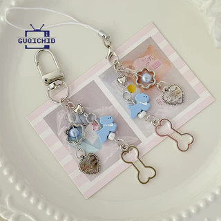น่ารัก เชือกแขวนโทรศัพท์ ปลาโทรศัพท์เสน่ห์โทรศัพท์โซ่เคสโทรศัพท์จี้เชือกเส้นเล็ก Ccd เชือกคล้องโทรศัพท์มือ Anti-Lost