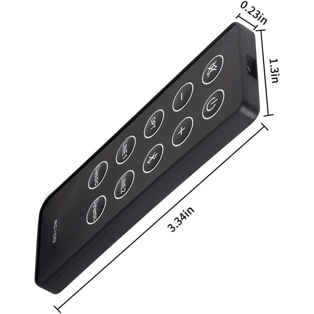 RC100 เปลี่ยนรีโมทคอนโทรลสําหรับ Edifier RC10D R2000DB R1280DB Soundbar ลําโพงชั้นวางหนังสือลําโพง 0