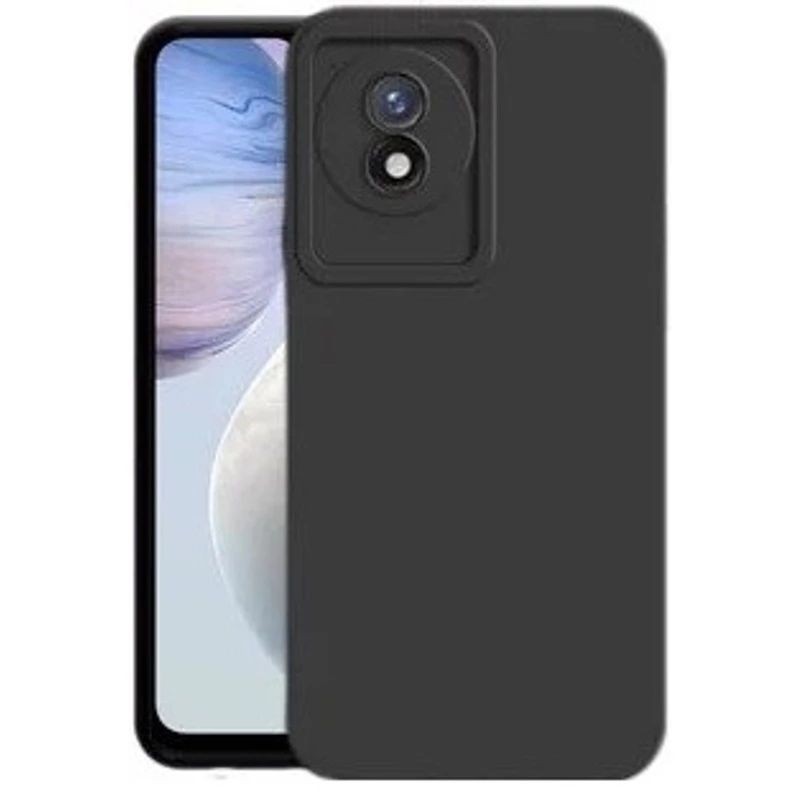 CASE PRO CAMERA VIVO Y02 Y02T SOFTCASE PRO CAMERA SILICON DOVE FULL BLACK ORIGINAL