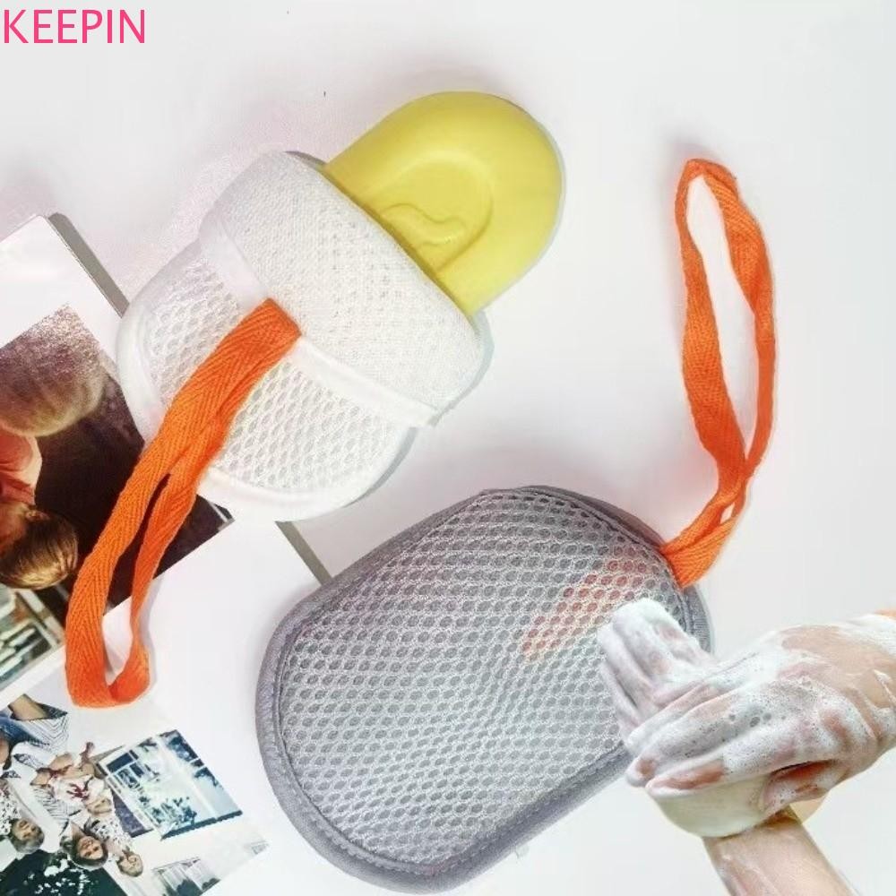 KEEPIN 10 ชิ้นสบู่โฟมสุทธิ,Reusable Super Soft Soap ถุงตาข่าย,ดอกไม้อาบน้ํา Drawstring Fast Foaming Bath ซักผ้าเครื่องมือกระเป๋าเดินทาง Backpacking