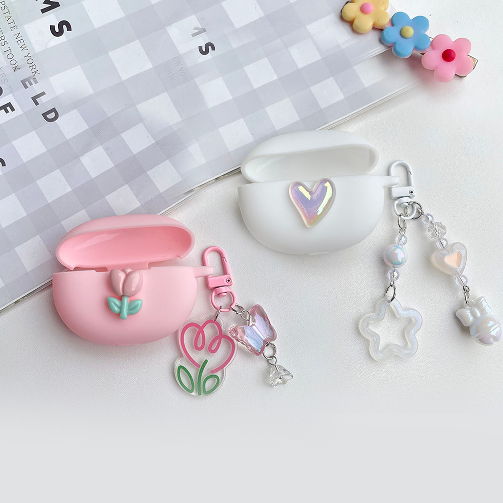 ดอกไม้หูฟังสําหรับ Apple Air Pods Pro 3 / pro2 /air pods4 /airpod3 airpod2 ซิลิโคนกันกระแทกสําหรับ a