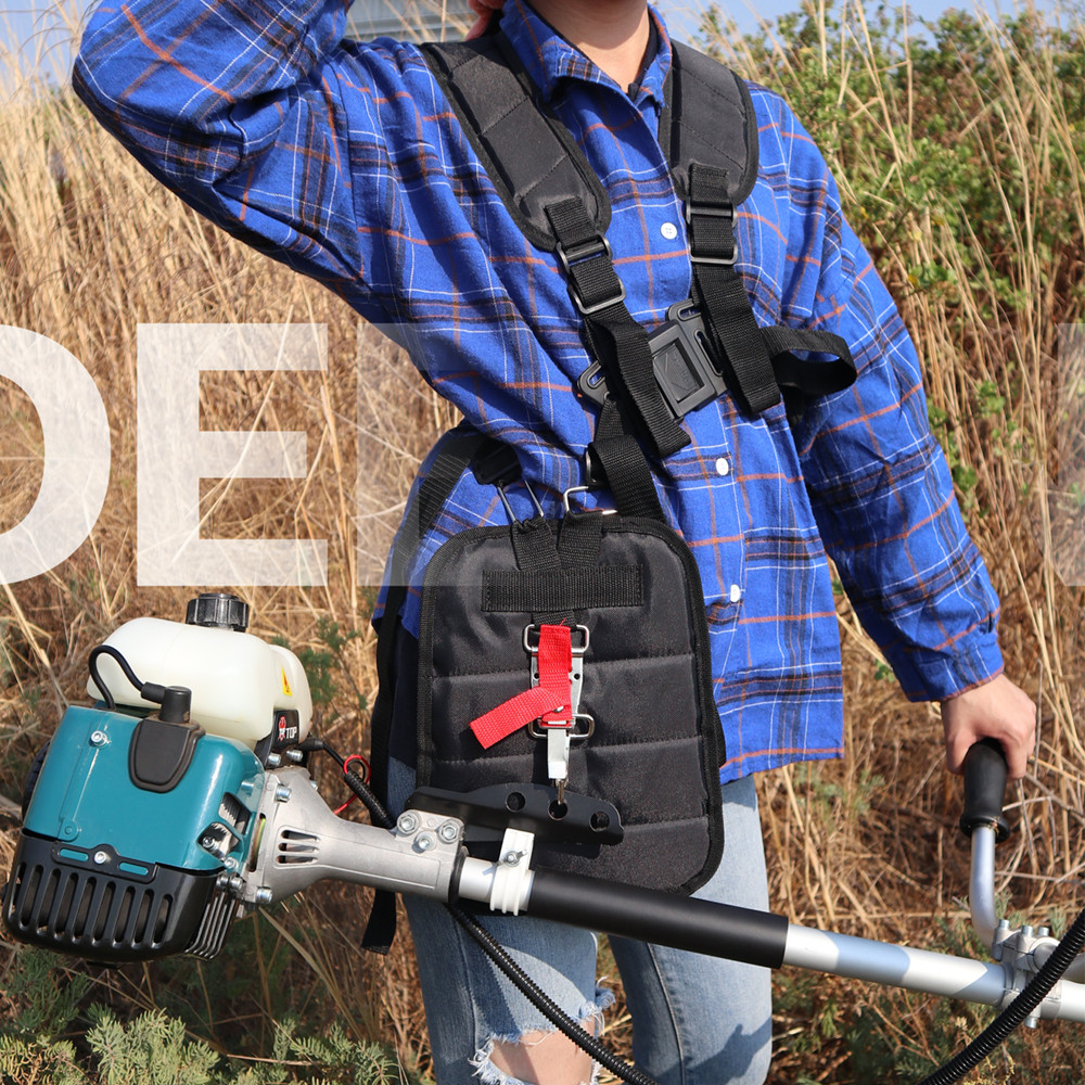 สายสะพายเครื่องตัดหญ้า บ่าคู่แบบหนา รุ่นเสื้อกั๊ก ตัดหญ้า หนานุ่มใส่สะบาย สายสะพาย เครื่องตัดหญ้า Byดีจริงการเกษตร - รูปที่ 2