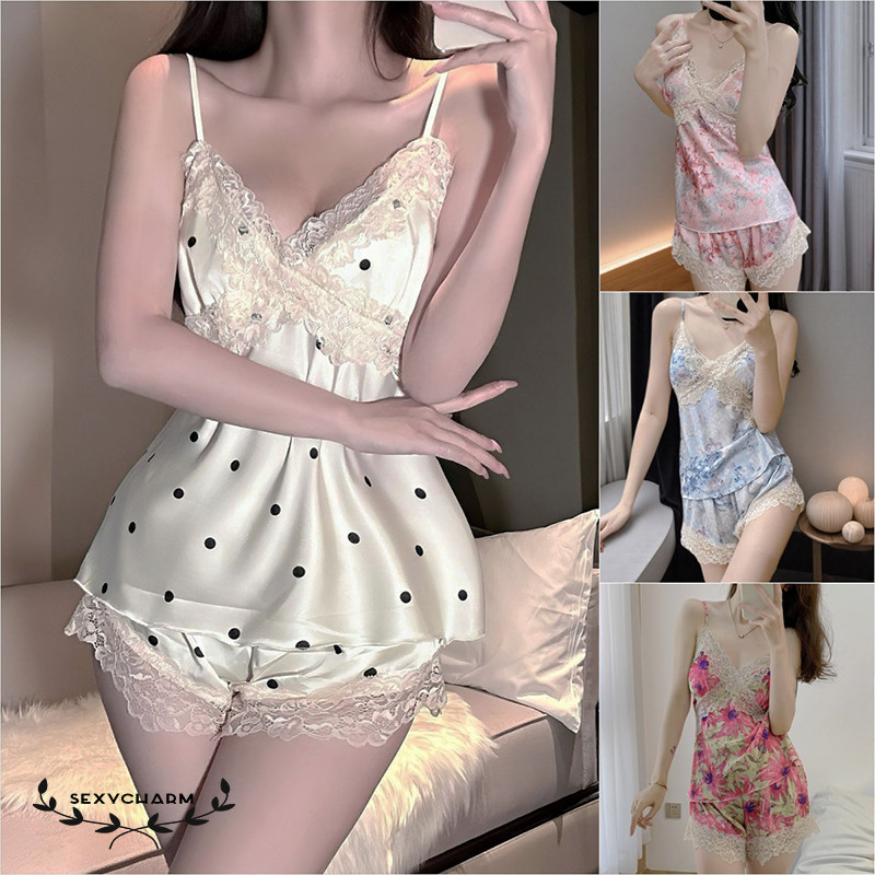 Sexy Charm😛😛ชุดนอนเซ็กซี่ ชุดนอนสองชิ้น นุ่มสบาย หลากหลายสไตล์ จัดส่งภายใน 1-3 วันทำการ