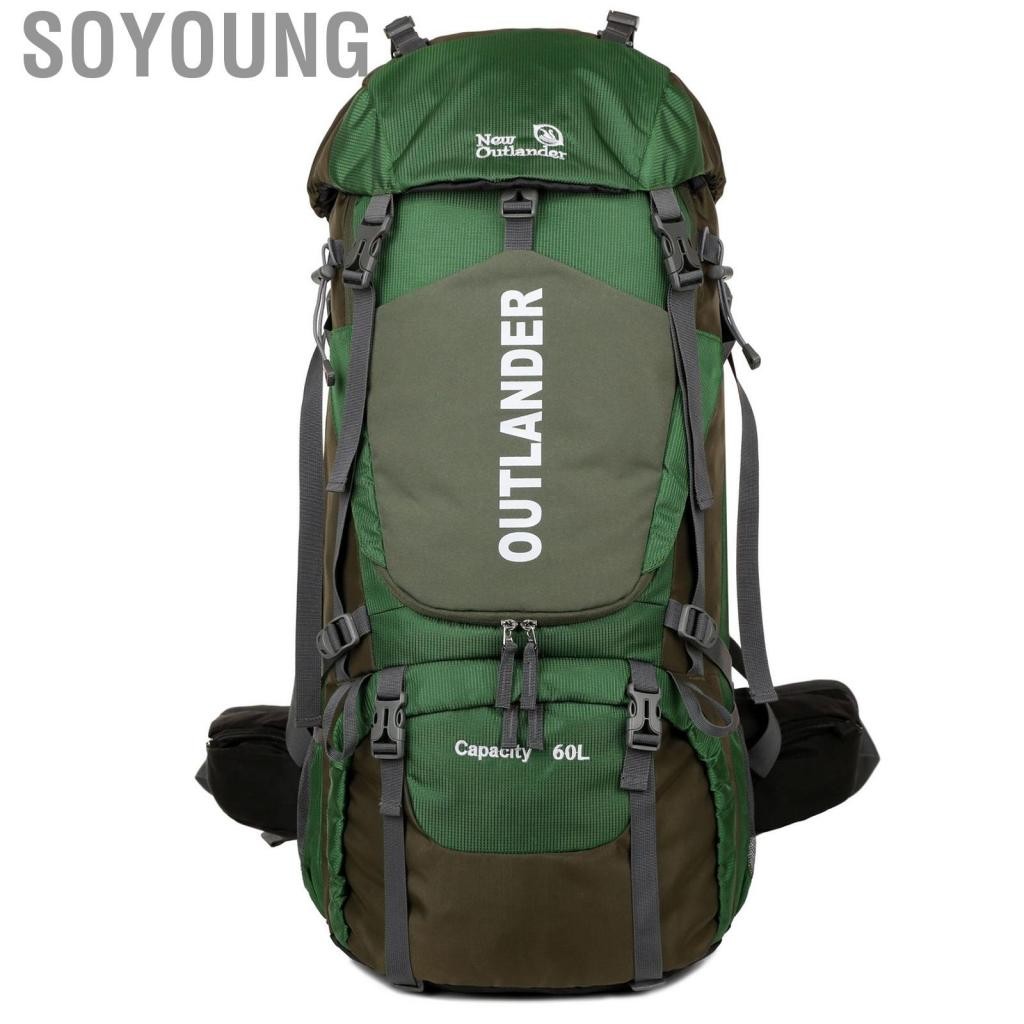 Soyoung กระเป๋าเป้สะพายหลังปีนเขา 60L กันน้ำ