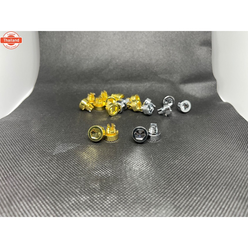 หมุดล้อหกเหลี่ยม 6 เหลี่ยม BBS LM Rs work s13p s1 m1 m13p ขนาด 7.5 mm. จำนวน 50 ตัว