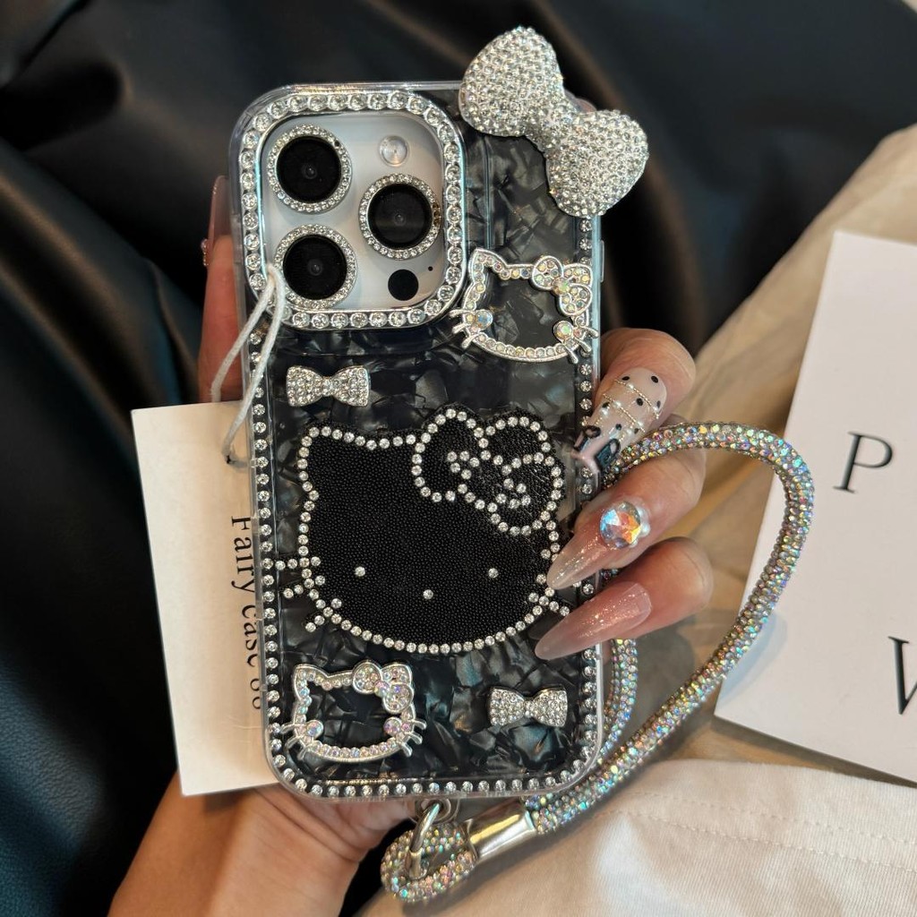 【จัดส่งจากประเทศไทย】เหมาะสำหรับ 12, 13, 14, 15, 16promax กรณีโทรศัพท์,ใช้ได้กับ iphone16pro, การ์ตูนเพชรน่ารัก,