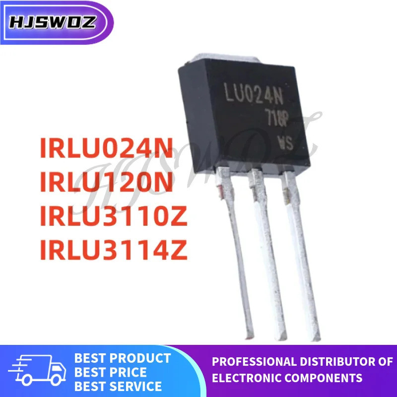 1-5PCS IRLU024N IRLU120N IRLU3110Z IRLU3114Z LU024N LU120N LU3110Z LU3114Z TO-251 Field Effect ทรานซ