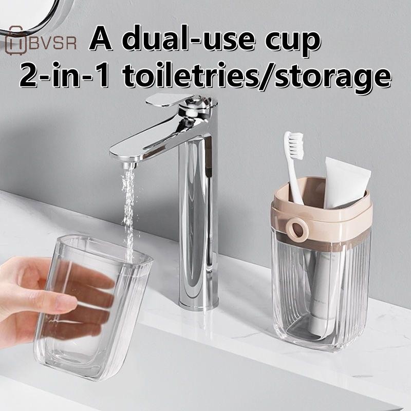 บีวีเอสอาร์ 1เซ็ตแบบพกพาสบู่พลาสติกกรณีแปรงสีฟันกล่องเก็บสําหรับภาชนะเดินทางจานถาดแป้งชุดอุปกรณ์การเดินทาง ไทย - รูปที่ 5