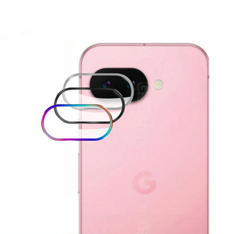 เลนส์ป้องกันฟิล์มสําหรับ Google Pixel 9A แหวนโลหะป้องกันกล้องสําหรับ GOOGLE PIXEL9A pixel9a เลนส์แก้