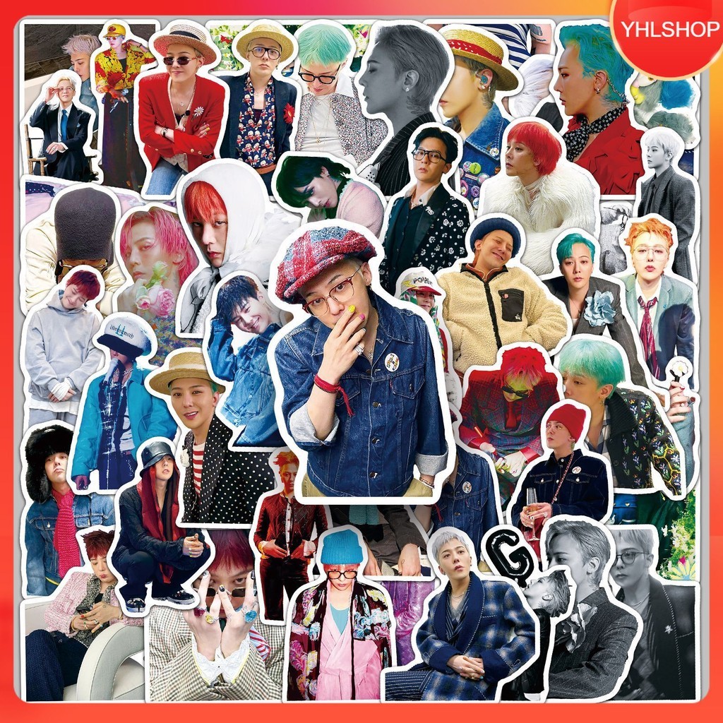 🍁ส่งจากไทย🍁 50แบบ Sticker จี-ดรากอน คว็อน จี-ยง บิกแบง เกาหลี G-Dragon Korean star Bigbang