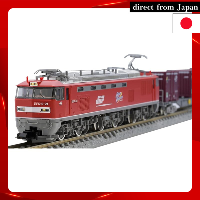TOMYTEC TOMIX N Gauge JR EF510 Series 0 Container Train Set 98485 Model Train Electric Locomotive