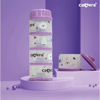 ส่งทันที CAMERA รุ่น GENIUS-11 ที่แบ่งนมผง 4 ชั้น ขนาด 10ออนซ์/ชั้น (มอก.) คอนโดตวงนม แบ่งนมผง