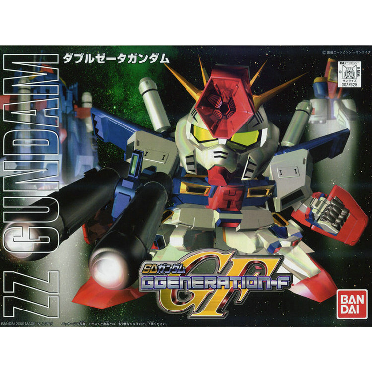 Chasing Hama Bandai พร้อมสต็อก SD BB Warrior 212 MSZ-010 ZZ GUNDAM ZZ Assembly Model