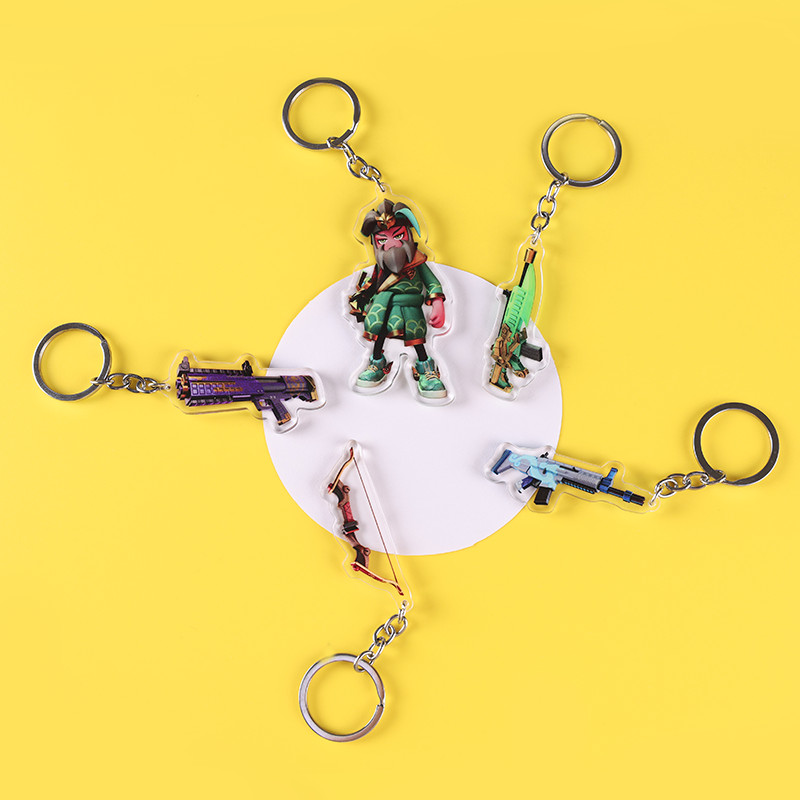 Ba Ersan Culture Sausage Party S7 เกมซีซั่นพวงกุญแจจี้อะคริลิคสไตล์ใหม่สินค้าเกมอย่างเป็นทางการ