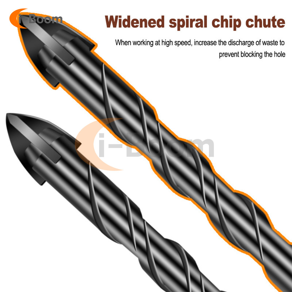 3-12MM Hexagonal Drill Bits Four-flute carbide drills for wood, tile, cement drilling Electric Drill