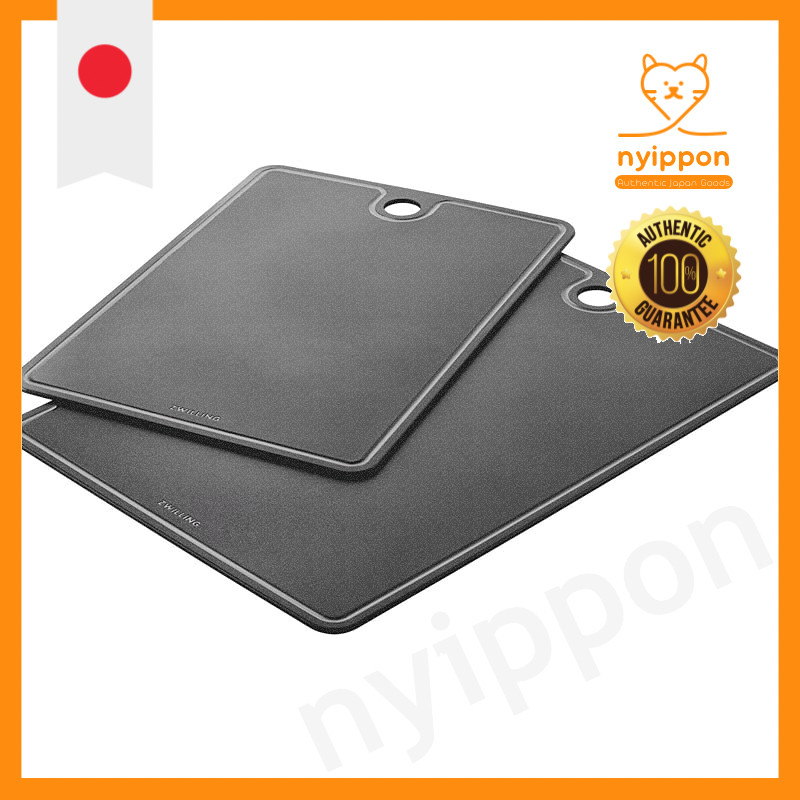 ZWILLING "TPU Cutting Board S/M 2pcs Set" Cutting Board Black Scratch Resistant Dishwasher Safe Anti