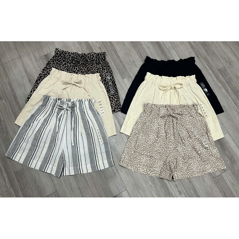 กางเกงขาสั้นเอวยางยืดผู้หญิง GAP VNXK