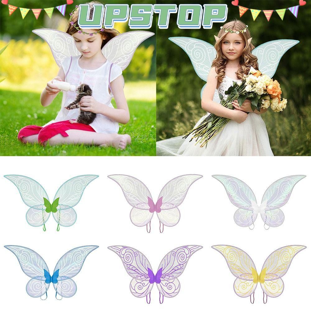 UPSTOPBO Adults Fairy Wings, Dress-Up Halloween Cosplay Girls Butterfly Wings, Sparkling Party Favor