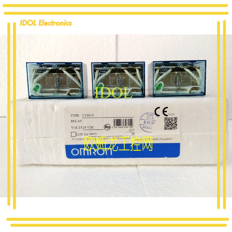 NEW แท้ LY4Nj Ly4 Ly4 n รีเลย์ เดิมแท้  OMRON รีเลย์กลาง LY4N j DC24V ส่งทุกวัน ร้านใน  กทม ราคาย่อม