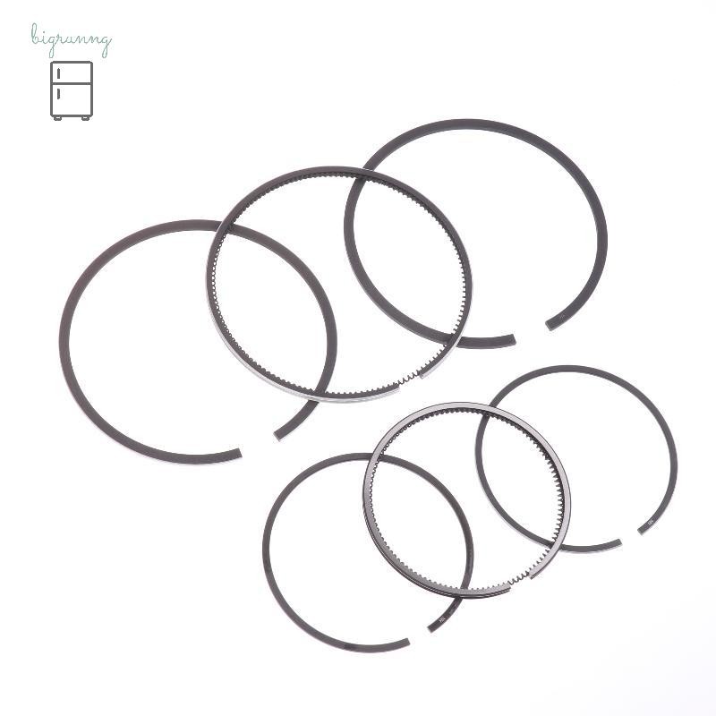 [bigrunng] 3 ชิ้น/เซ็ตแหวนลูกสูบ Fit Single กระบอกเครื่องยนต์ดีเซล 168F 170F 173F 178F 186F 188F 192