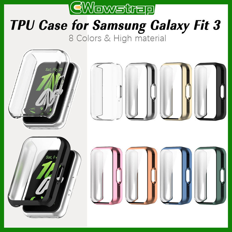 กรณี TPU ป้องกัน Gores forSamsung Fit 3 กันชนป้องกันหน้าจอพร้อมอุปกรณ์ครอบกรอบฟิล์ม for Samsung Fit 3 / Huawei Band 11