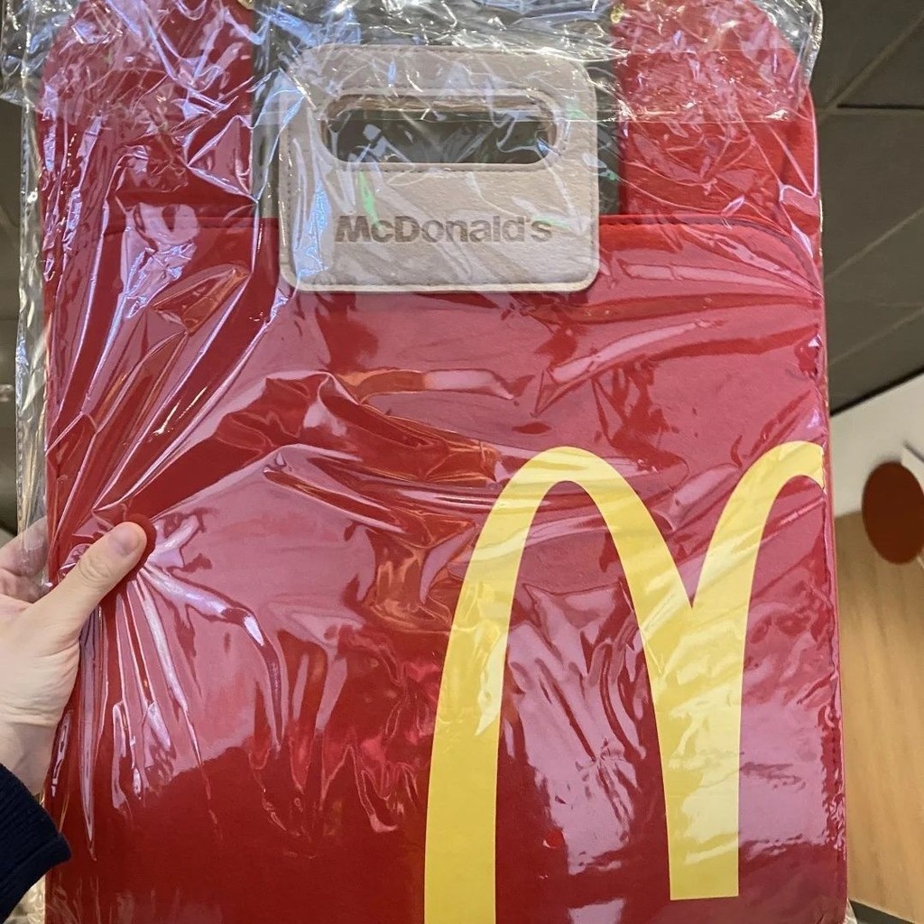 Fuyuan McDonalds Felt Bag High-value Large-capacity Storage Collection Handbag Fuyuan McDonalds 28th