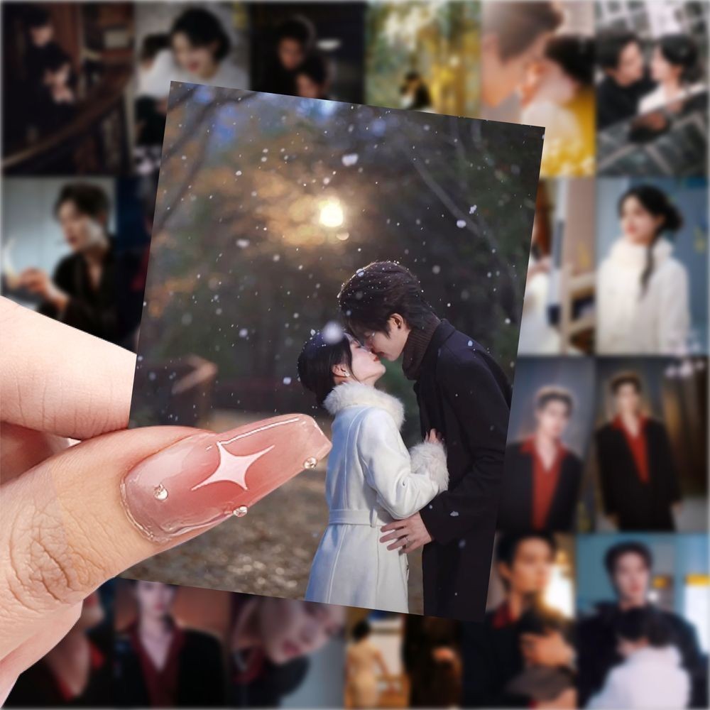 .∏Mebite亮边盒装 Jhao Kechun รอบชนิดบรรจุกล่อง Zhang Three-inch Bright Film การ์ดขนาดเล็ก Circlennuf