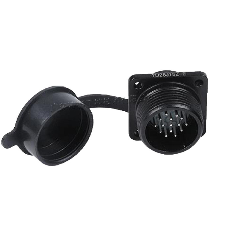 Guangshu/Huada เซอร์โวมอเตอร์ตัวเชื่อมต่อการบิน YD28 4/15 Core YD28J15Z-E YD28J4Z-E