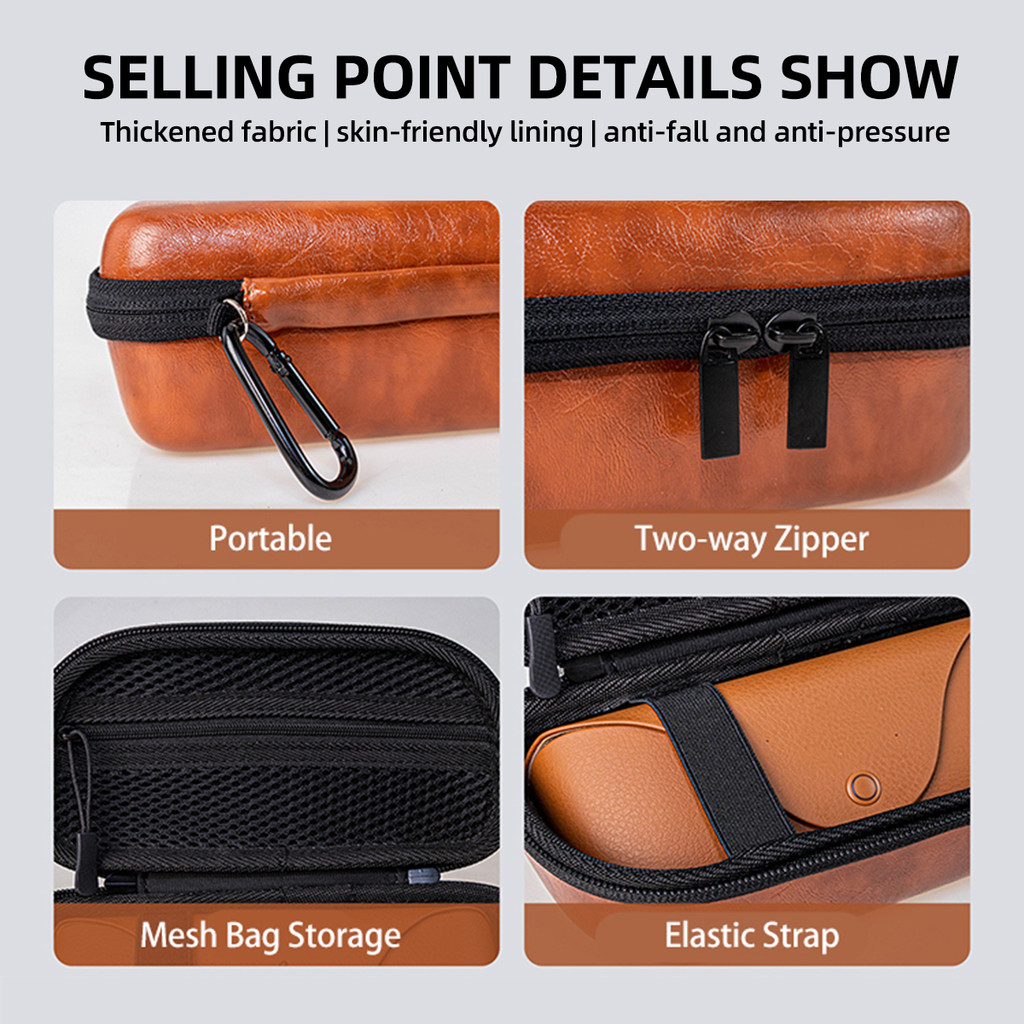 Fonken กระเป๋าเก็บแว่นตาอัจฉริยะสําหรับ Meta/RayNeo/XREAL แว่นตาแบบพกพาป้องกันกล่องกระเป๋าเดินทาง - รูปที่ 5