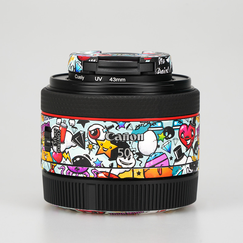 เหมาะสําหรับ Canon RF50mm F1.8 สติกเกอร์ RF501.8 เลนส์ฟิล์ม RF16mm 2.8 ฟิล์มป้องกันหนัง 3M