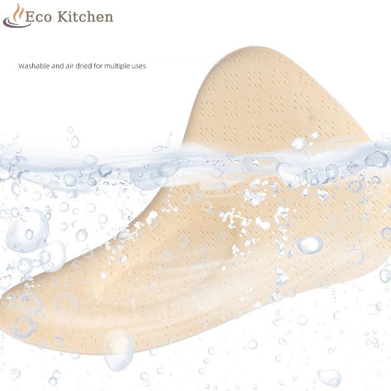 [Eco Kitchen] 1 ชิ้น Camel Toe คอนซีลเลอร์ Pad นํากลับมาใช้ใหม่ Traceless ที่มองไม่เห็นฟองน้ํานุ่มสํ