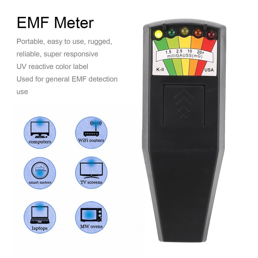 k2电磁辐射检测仪核辐射测试仪盖革计数器kii EMF METER