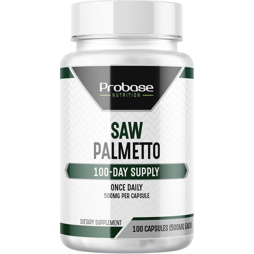 Saw Palmetto Extract Prostate Health Supplement for Men, Supports Prostate, Urinary, and Hair Health