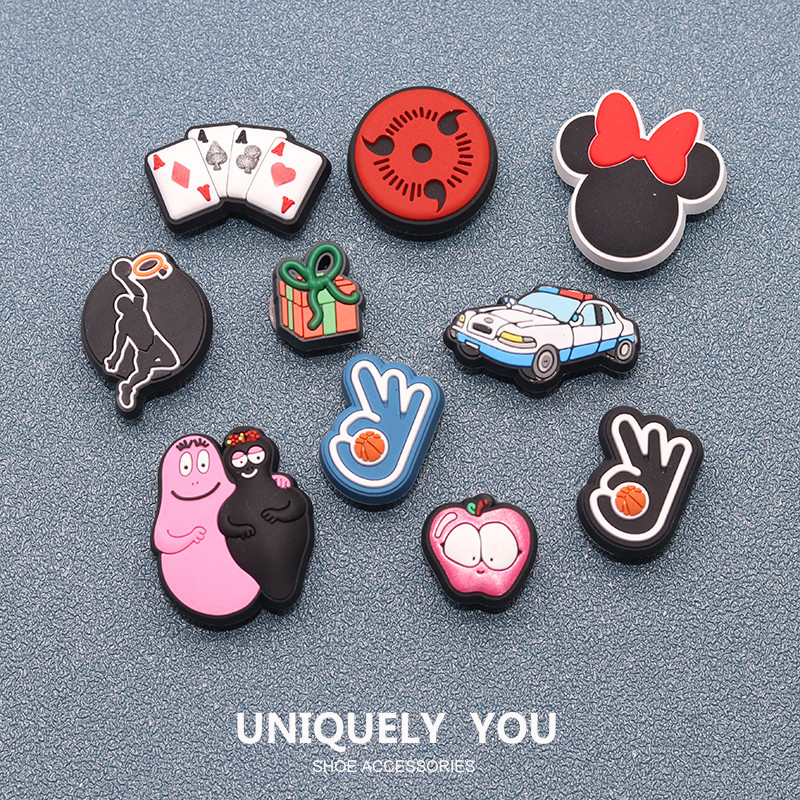 JlB1 Shoe Charms และอุปกรณ์เสริม DIY เพื่อแต่งเติมความสวยงามให้รองเท้า