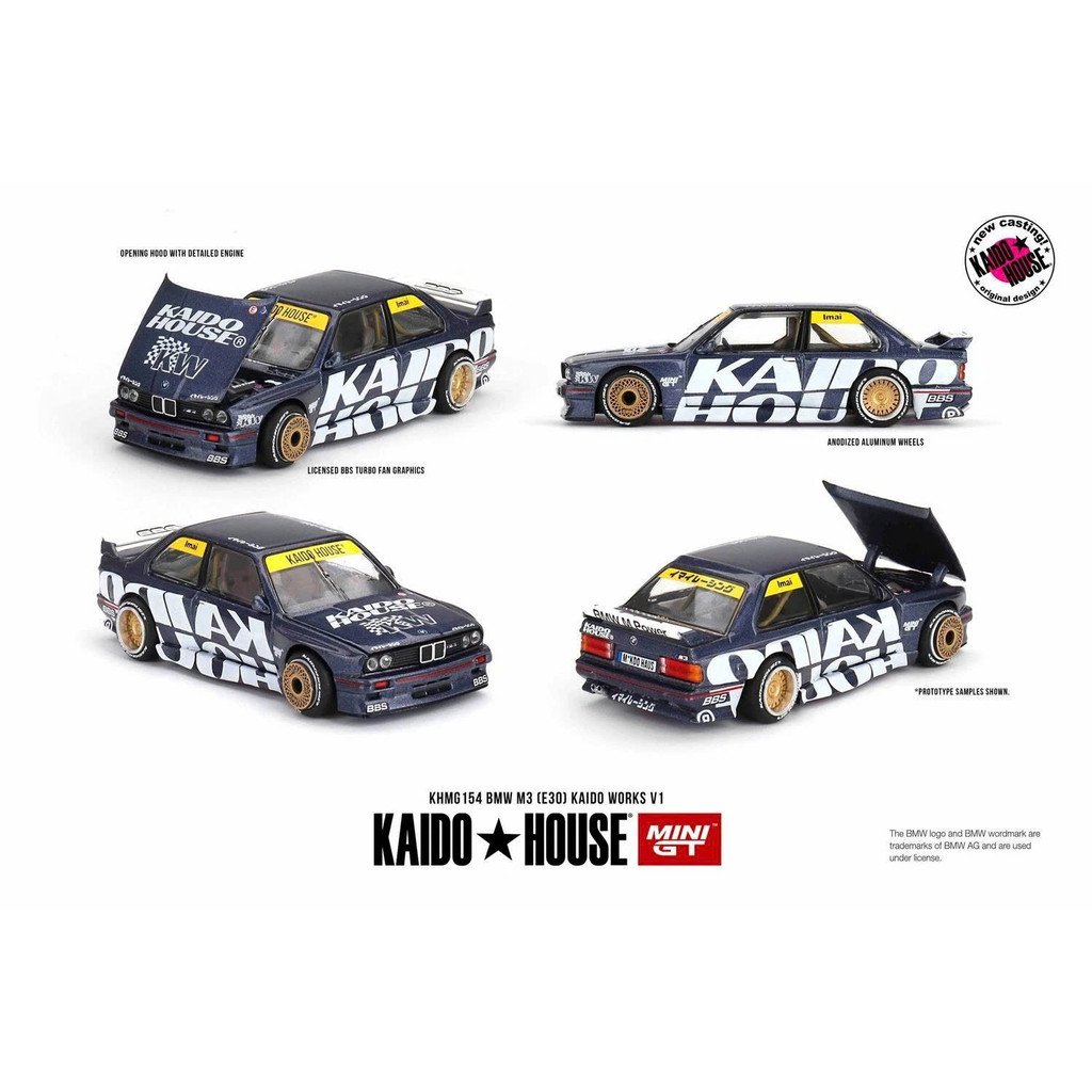 Kaido House KHMG154 BMW M3 (E30) KAIDO WORKS V1 รถโมเดล