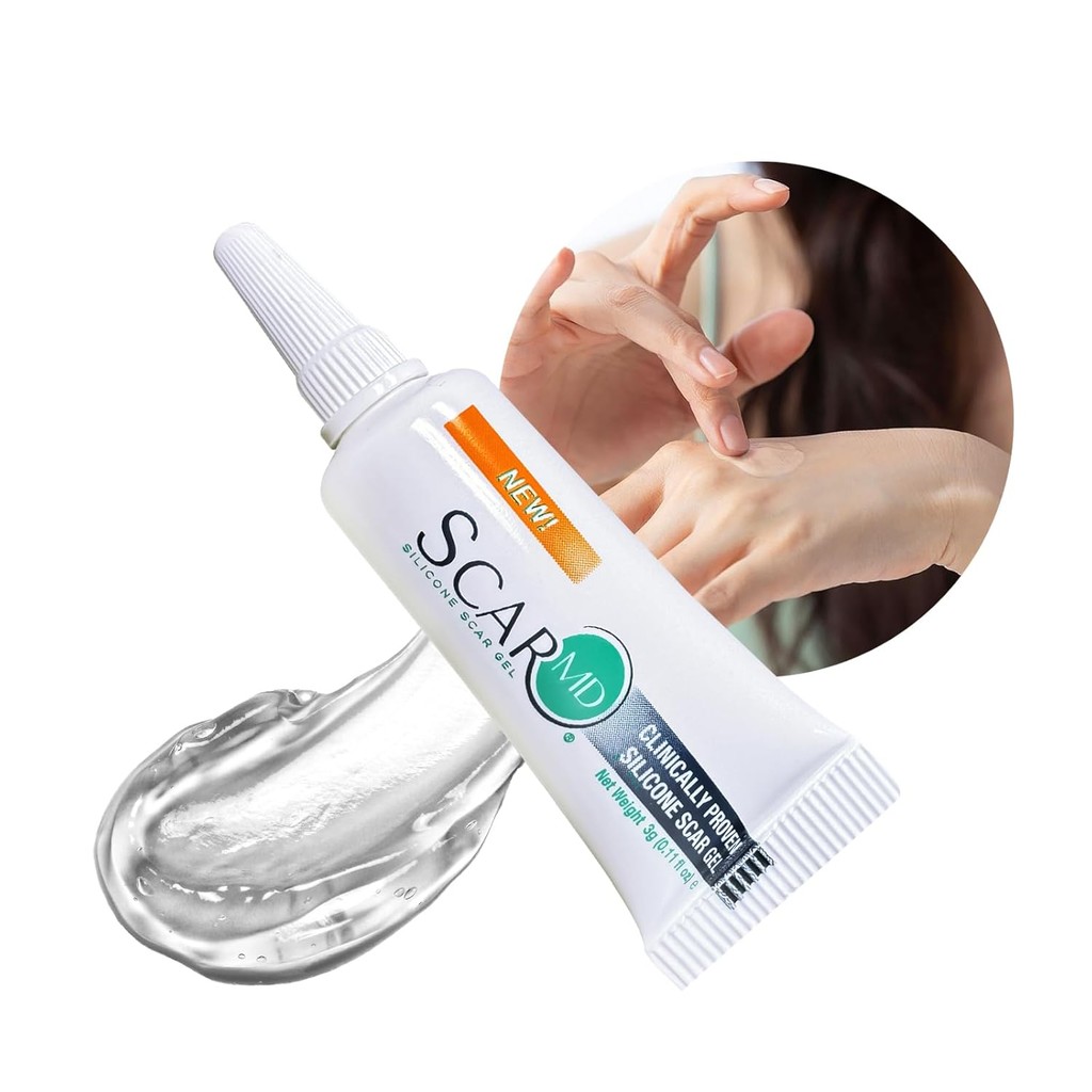 Scar Gel Scar Cream, Keloid Bump Removal, Advance Scar Gel สําหรับแผลเป็นผ่าตัด,Body,Leg, Burns,C-Se