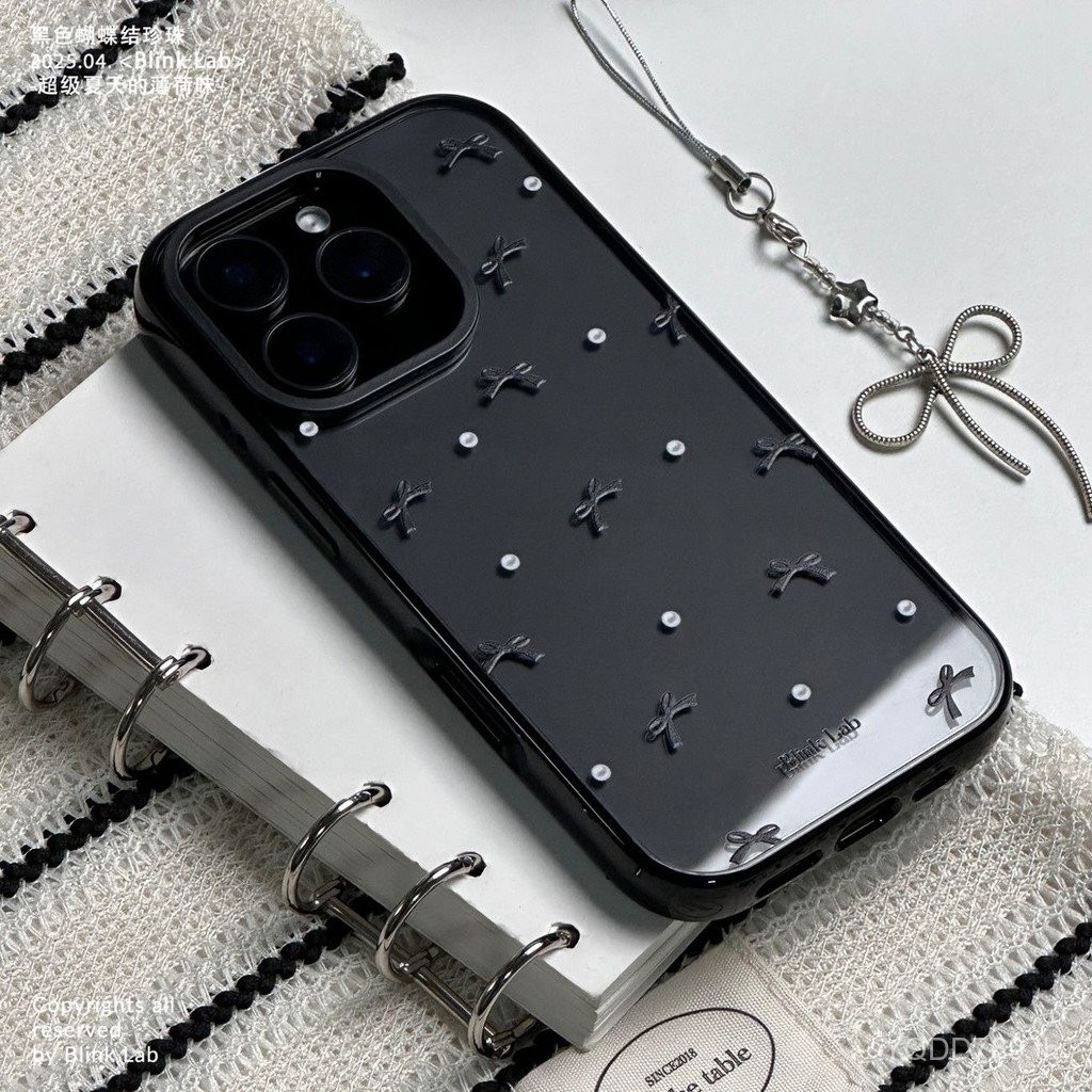 เคสโทรศัพท์เหมาะสําหรับiPhone 7 8 X XS XR XSMAX 11 12 13 14 15 16 17 Pro max Plus Air Bow Pearlกันกร