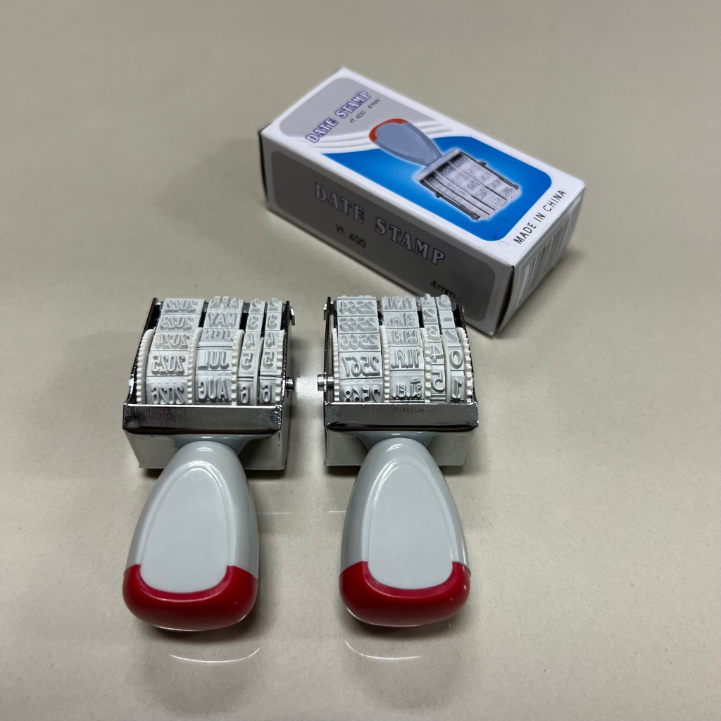 ตรายาง ตราปั้ม ตรายางวันที่ ที่ปั๊มวันที่ ภาษาไทย ภาษาอังกฤษ ตัวปั้มตรายางวันที่ ใช้ได้ถึงปี พ.ศ. 25