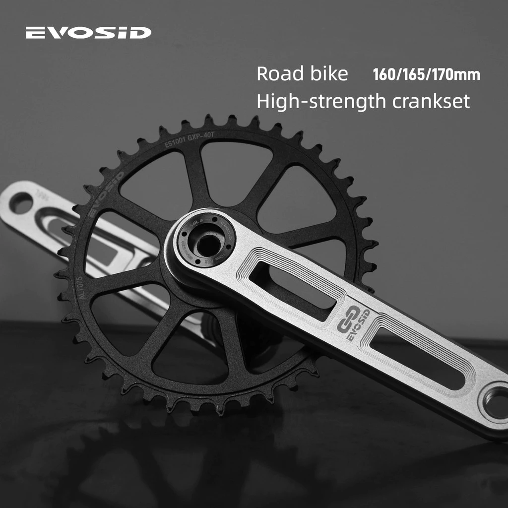 EVOSID แผ่นเกียร์จักรยานแบบพับได้น้ำหนักเบากว้าง กะทัดรัด พร้อมล้อหมุนขนาด 40-50T สำหรับจักรยานประเภททางกรวด