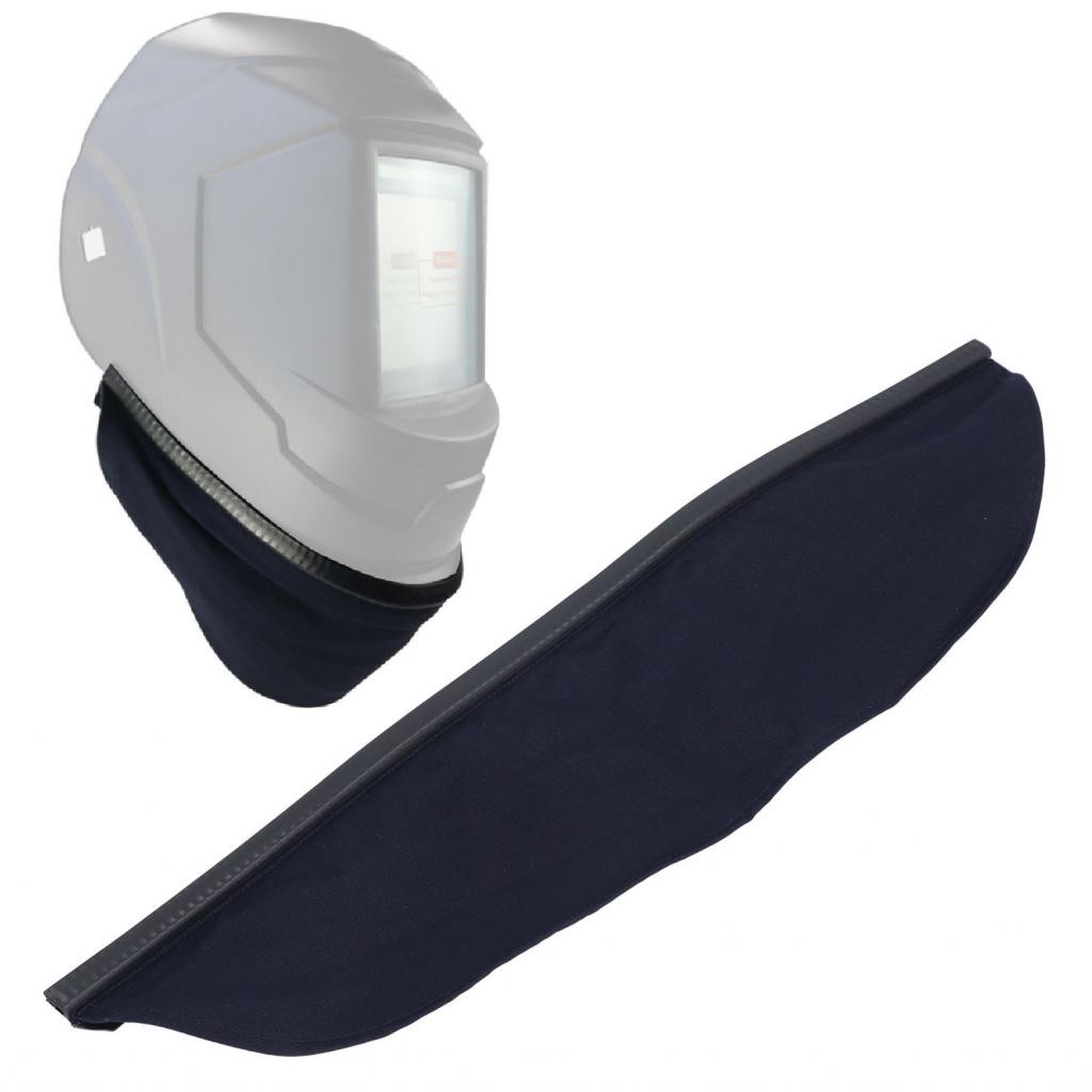 Generic เชื่อมหมวกกันน็อค Bib คอ Protector ผ้าที่ยอดเยี่ยม Push in Clip Design สําหรับซ่อมทํางาน Gen