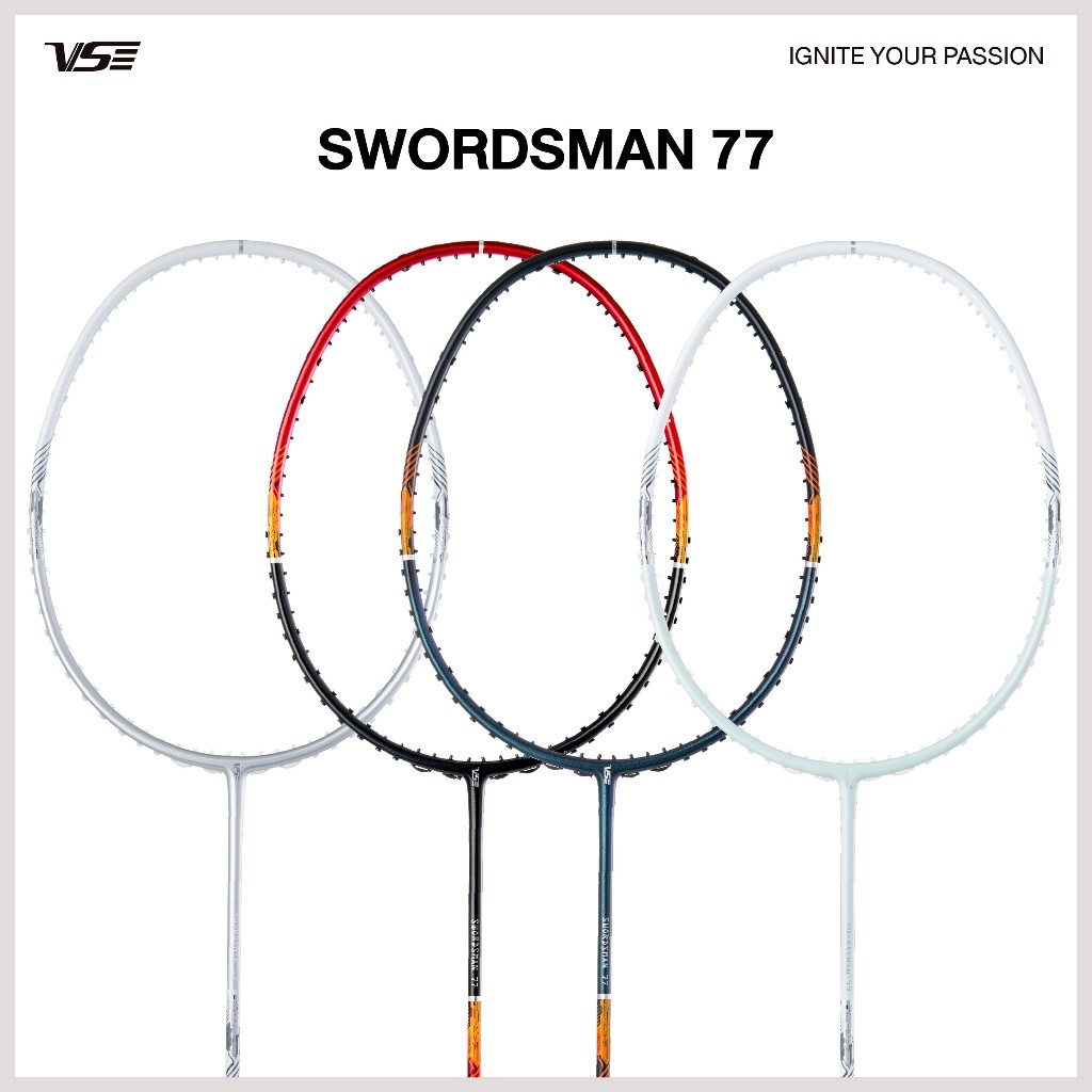 VS ไม้แบดมินตัน รุ่น SWORDSMAN77 [กริป-เอ็น-ซอง-พร้อมขึ้น][ประกันไทย 6 เดือน] - รูปที่ 2
