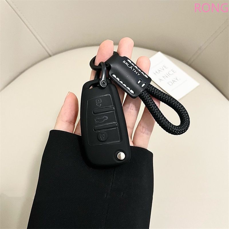 หนังรถ Remote Key สําหรับ Audi A3 A4 B9 A6 A7 4K A8 E-tron Q5 Q8 C8 D5 SQ8 Audi A1 A3 A4 8P 8L 8V A5