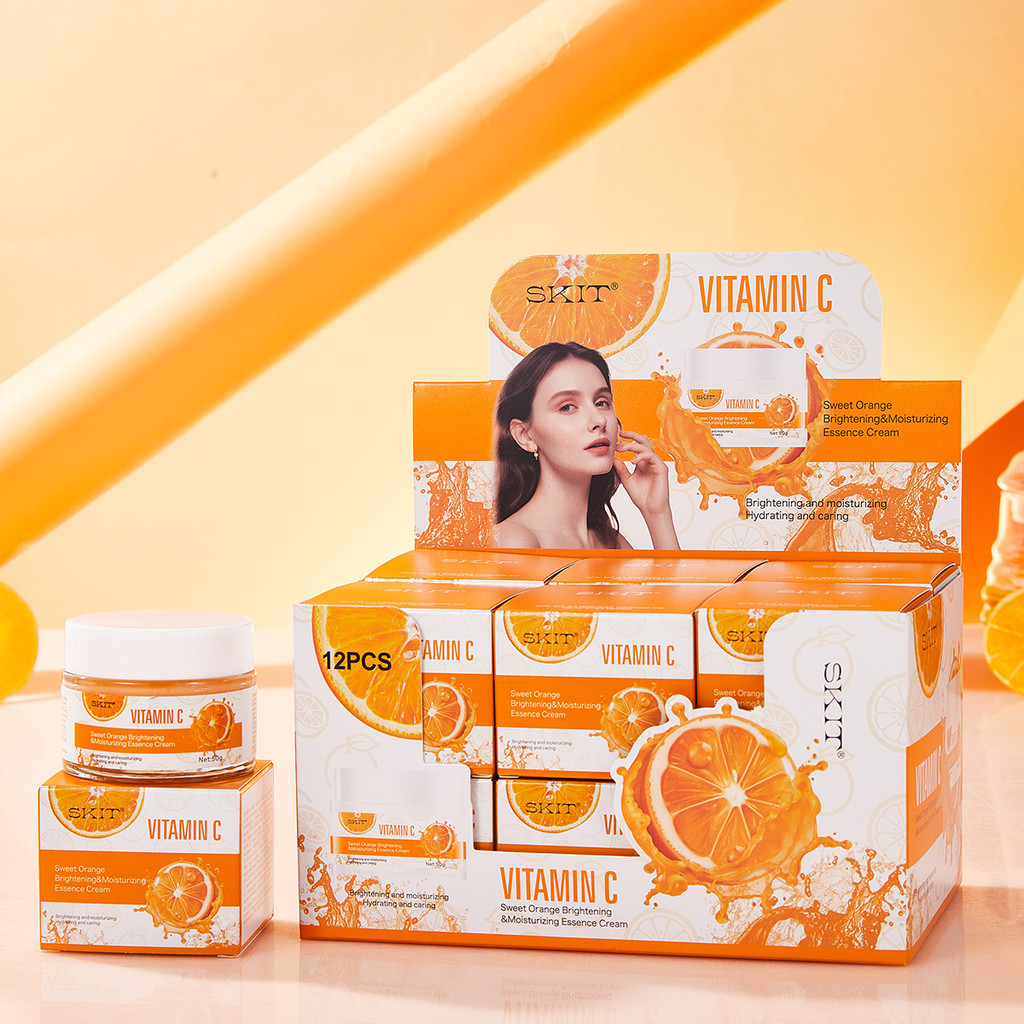 .店โฟนVITAMIN C สีส้มหวาน สดใส&moisturiz EssenceCream10.9