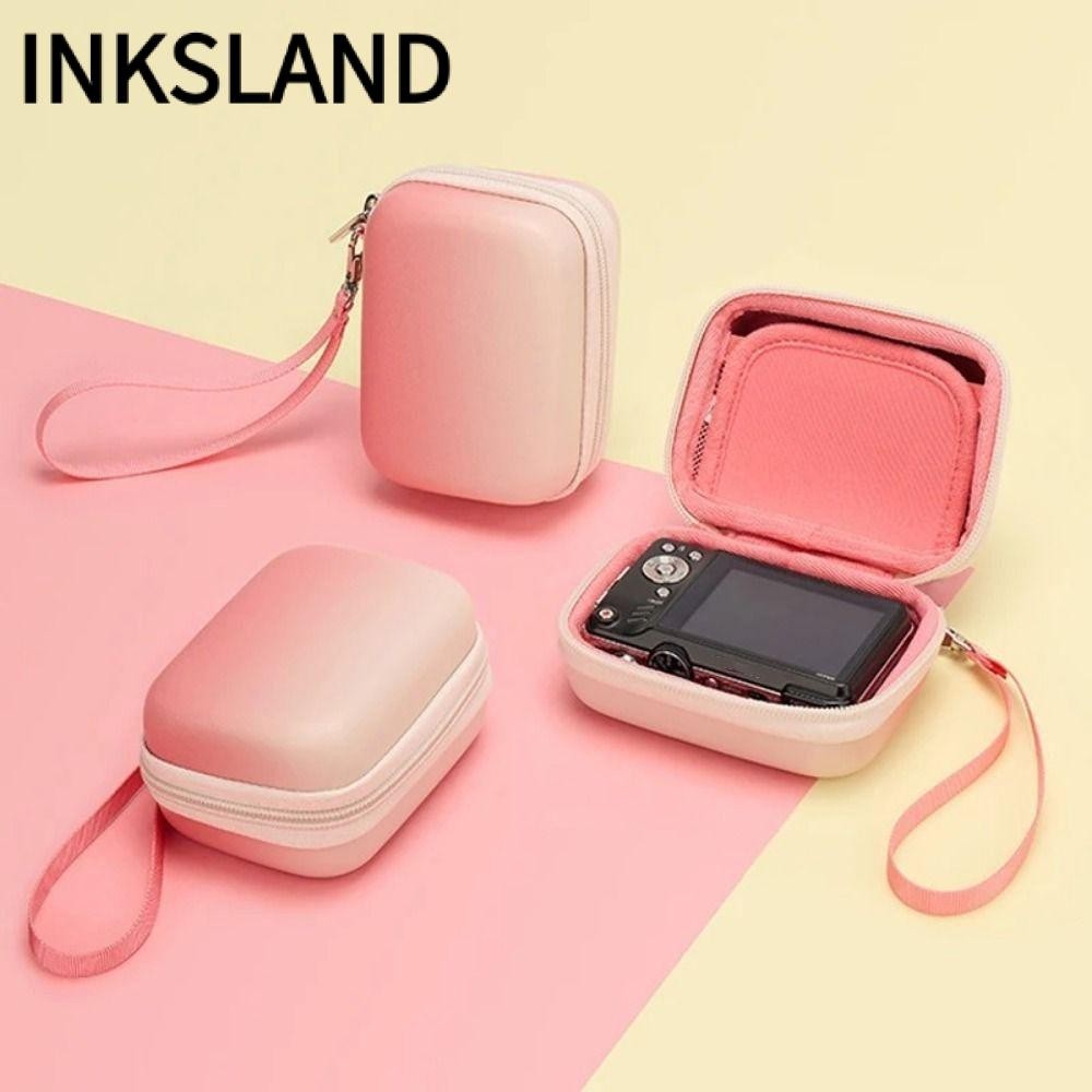INKSLAND ปกแข็ง, Mini Anti-shock กระเป๋ากล้องดิจิตอล, น้ําหนักเบา PU อุปกรณ์เสริมสําหรับกล้อง ZV-1 Z