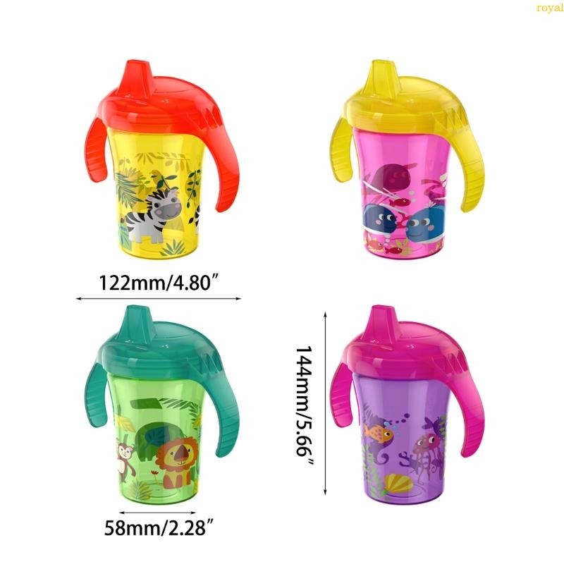 (ส่วนลดสูง)oyalking.th Sippys Cup 260ml 8 8Ounce Straw Learner Cup สําหรับเด็กวัยหัดเดินเด็กทารกขวดน