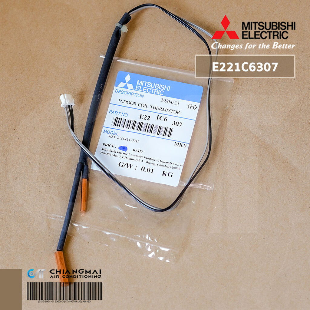 E221C6307 เซ็นเซอร์แอร์ Mitsubishi Electric เซ็นเซอร์แอร์มิตซูบิชิ เซ็นเซอร์น้ำแข็ง รุ่น MSY-KX18VF,